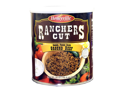 Honeyville Freeze Dried Ground Beef 23 Serving Can
